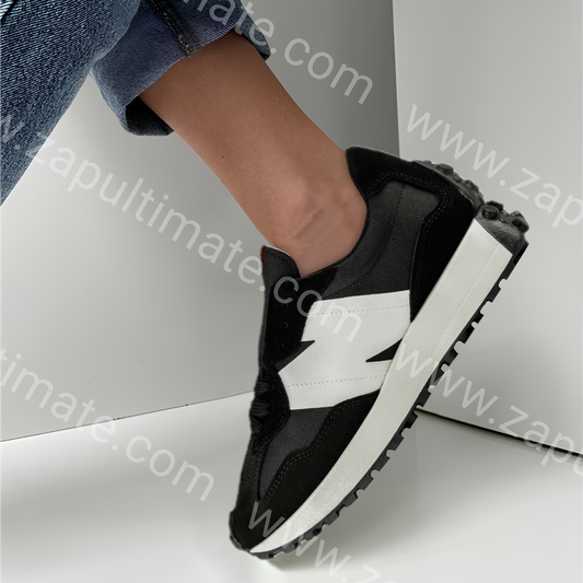 NEW BALANCE 327 NEGRO Y BLANCO