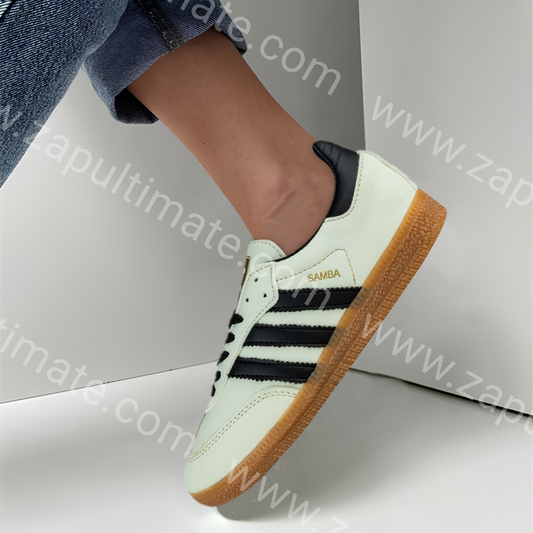 ADIDAS SAMBA CREMA Y NEGRO