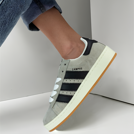 ADIDAS CAMPUS GRYS E NEGRO
